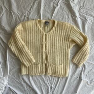 Vintage mohair blend cardigan sweater